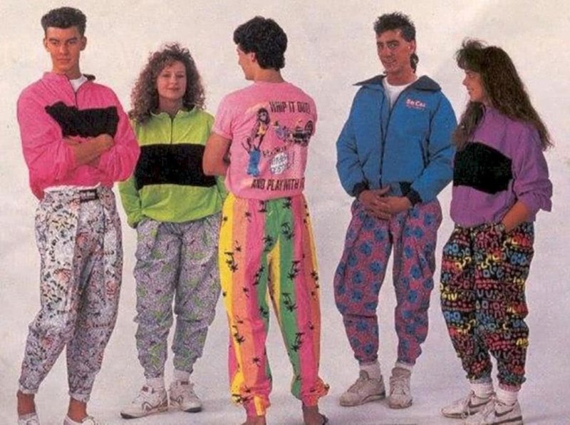 Мода 90-х лосины