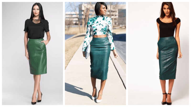 Блузка юбка зеленая Zara