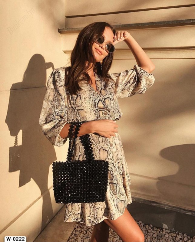Платье Zara змеиный принт