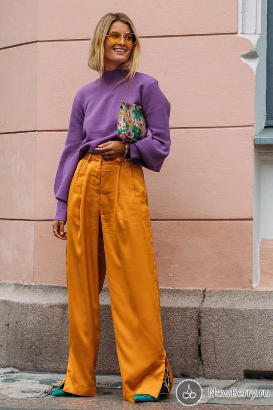 Брюки палаццо outfit