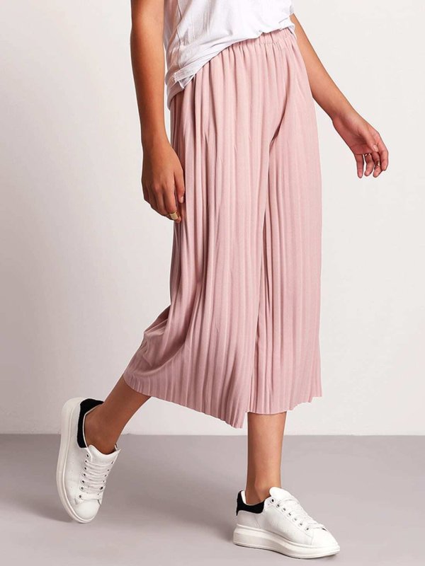 Брюки палаццо плиссе Zara
