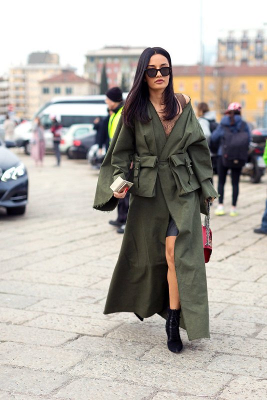 Плащ тренч 2020 Street Style