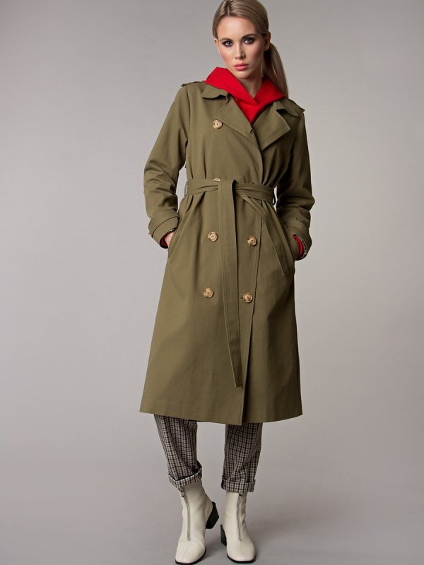Тренч Green Burberry
