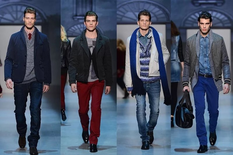 Street Style man тренч