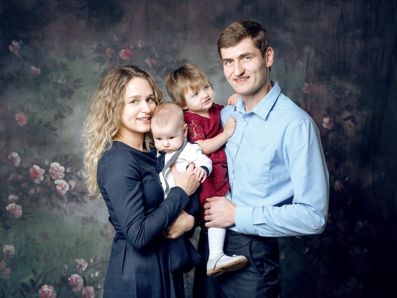 Новогодняя фотосессия в студии