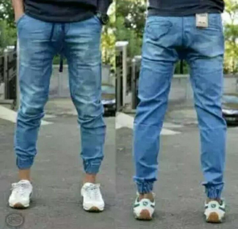 Джоггеры мужские джинсовые Casual