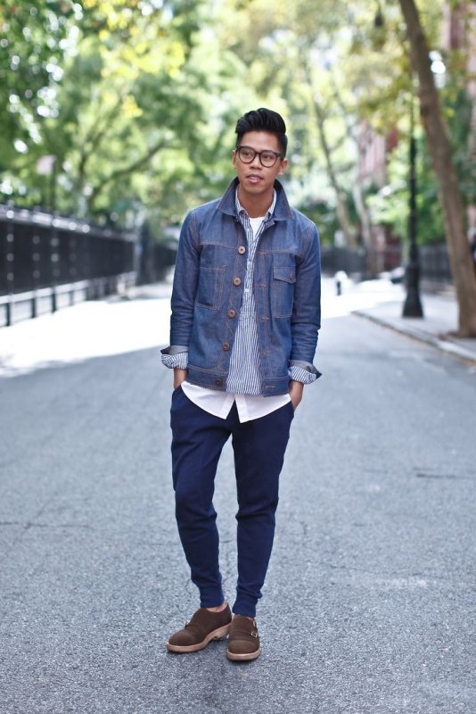 Slim Cargo Jogger Denim