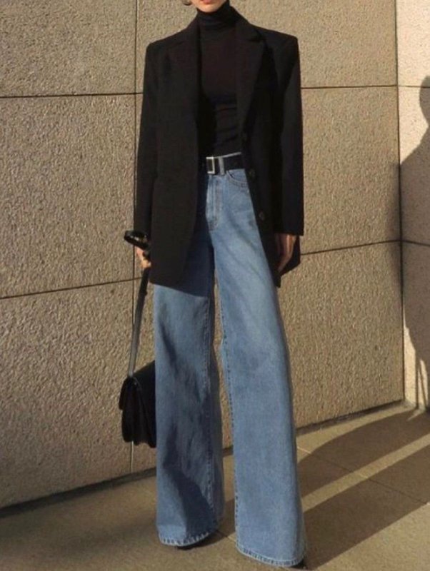Джинсы клеш 2020 wide Leg