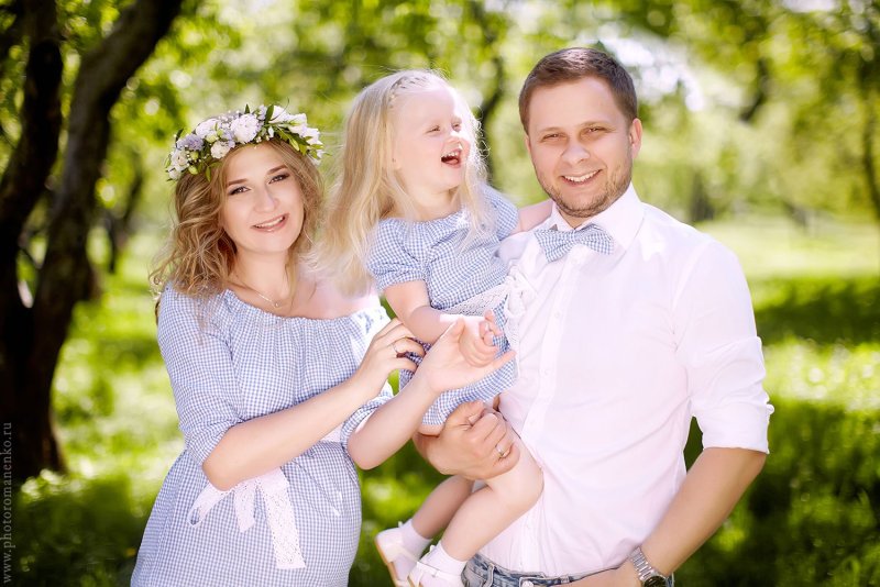 Прическа для семейной фотосессии