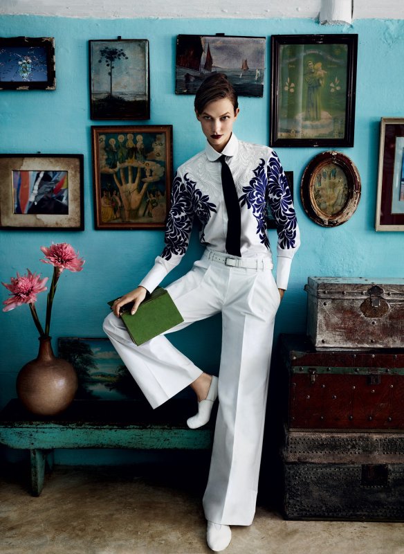 Daria Werbowy by Mert and Marcus for Vogue Paris September 2012 ...