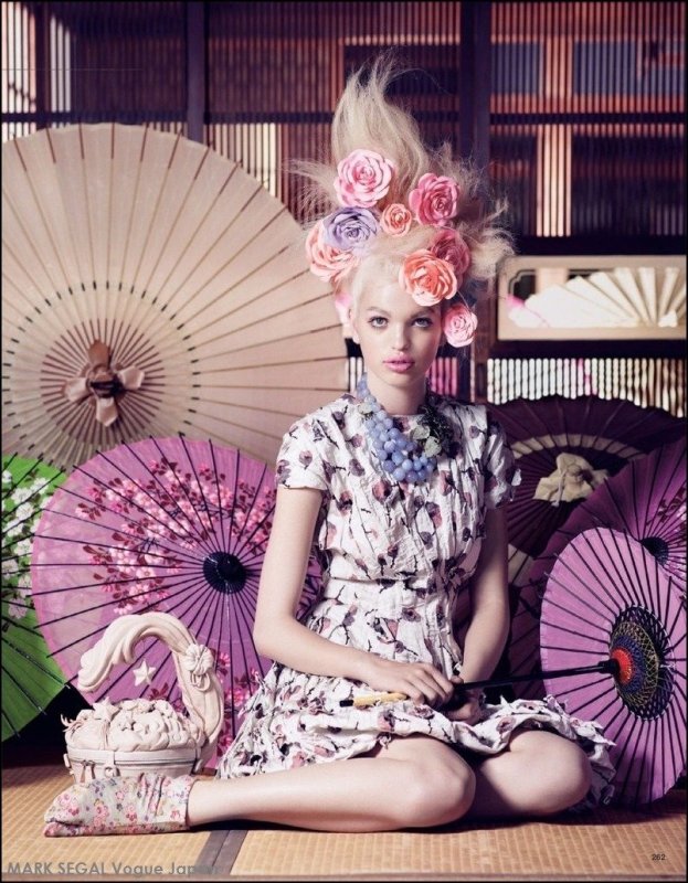 Фотосессии Vogue на природе