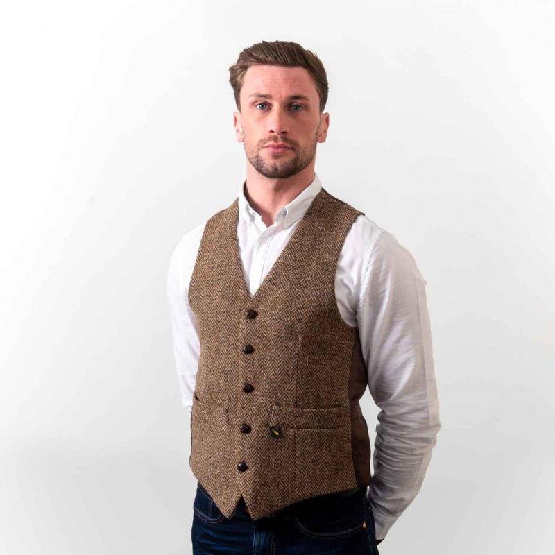 Жилет мужской Harris Tweed