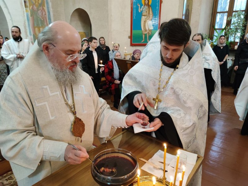 Соборование в Рождественский пост