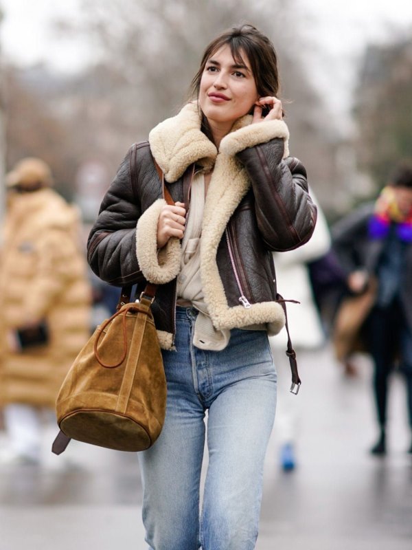 Дубленки Авиаторы Street Style