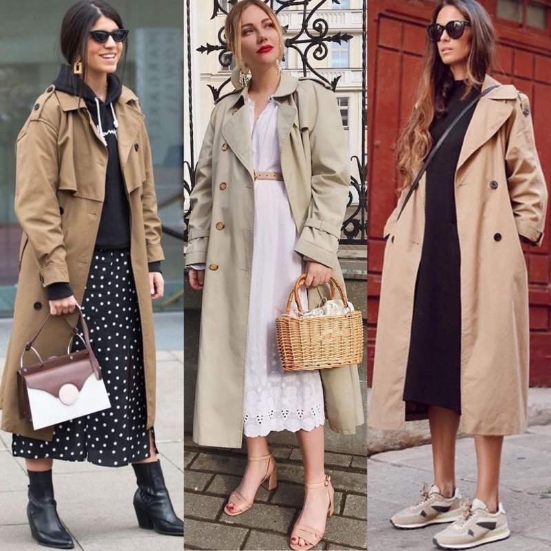 Плащ тренч 2020 Street Style