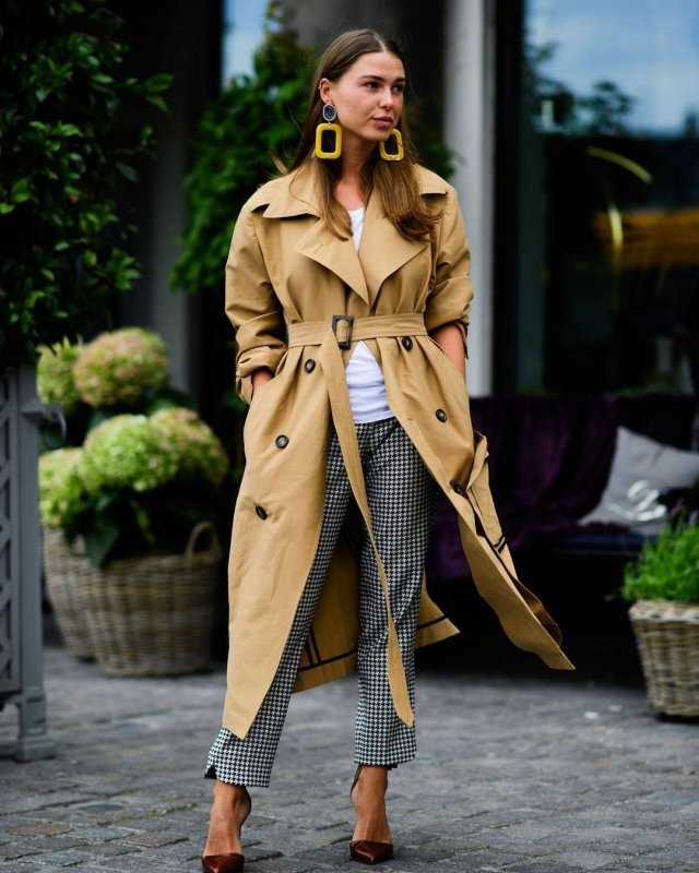 Burberry тренч Street Style