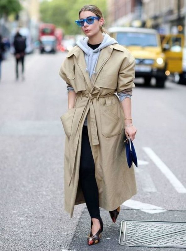 Плащ тренч 2020 Street Style