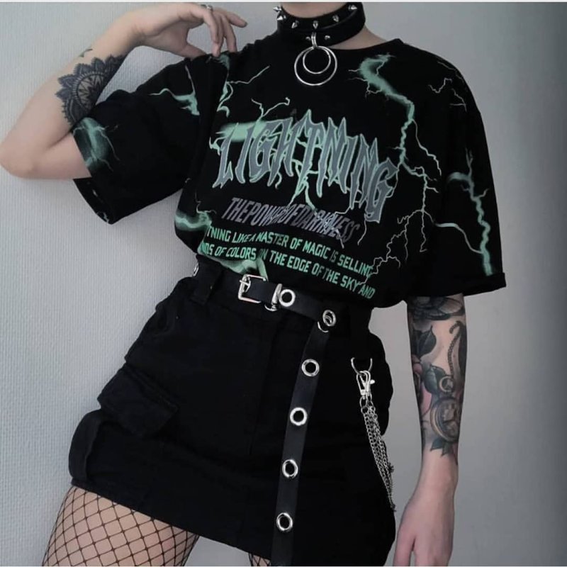 Goth outfit Грандж 2020 одежда