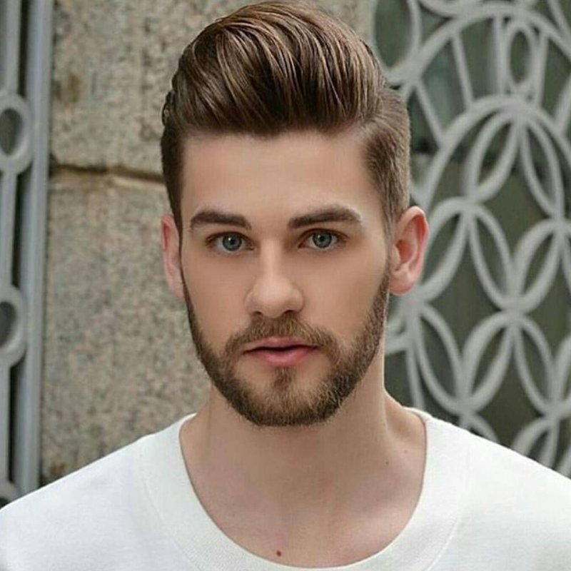 Помпадур Pompadour стрижка