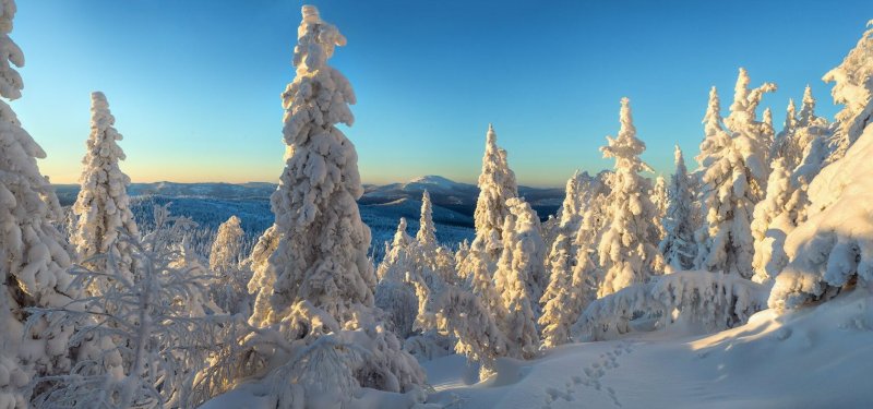 Природа Урала зимой